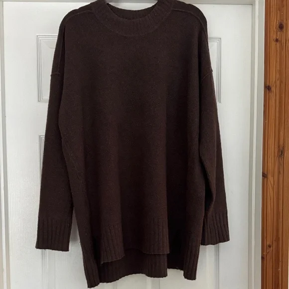 Free people tunic sweater chocolate brown - Picture 2 of 7